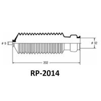 Пыльник рул. рейки RP2014/05-482