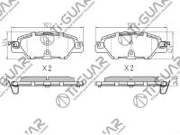 Тормозные колодки TG-5818/PN5818* Ti·GUAR